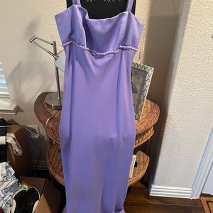 Purple formal dress